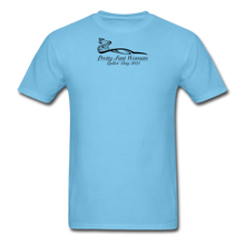 Load image into Gallery viewer, Pretty Fast Woman Unisex Light Colors T-Shirts - aquatic blue