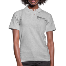 Load image into Gallery viewer, Pretty. Fast. Women. 2022 Polo Shirt (Light Colors) - heather gray