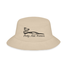 Load image into Gallery viewer, Pretty. Fast. Women. 2022 Bucket Cap (Beige) - cream