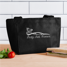 Load image into Gallery viewer, Pretty. Fast. Women. 2022 Lunch Bag - black