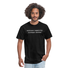 Load image into Gallery viewer, Embrace negativity (Dark Colors) - black