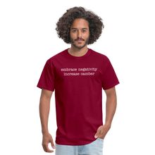 Load image into Gallery viewer, Embrace negativity (Dark Colors) - burgundy
