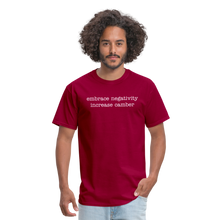 Load image into Gallery viewer, Embrace negativity (Dark Colors) - dark red