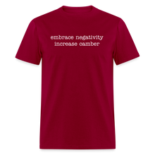 Load image into Gallery viewer, Embrace negativity (Dark Colors) - dark red