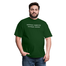 Load image into Gallery viewer, Embrace negativity (Dark Colors) - forest green